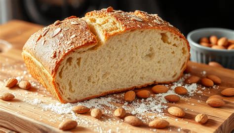 Variedad de sustitutos de pan keto como hojas de lechuga, pepino y pan de almendras