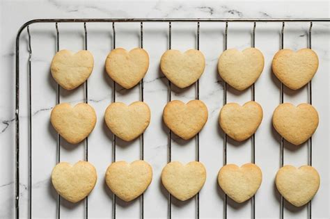 Galletas de mantequilla recién horneadas