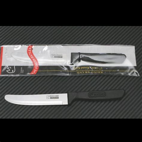Cuchillo de mantequilla con punta redondeada y hoja ancha