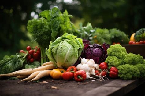 Variedad de frutas y verduras frescas cosechadas de un huerto urbano
