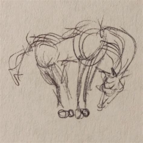 Ejemplo de boceto a lápiz sobre tela antes de aplicar pintura.
