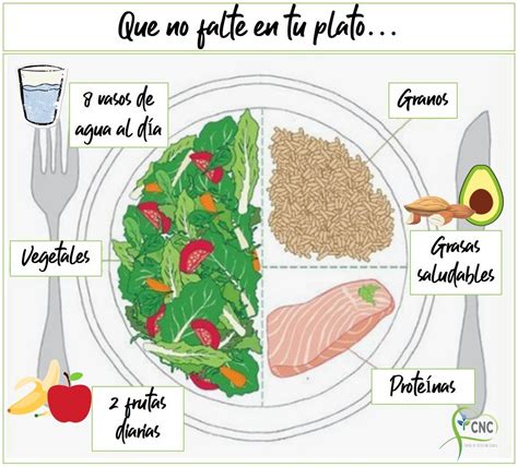 Plato equilibrado con alimentos saludables para la tiroides