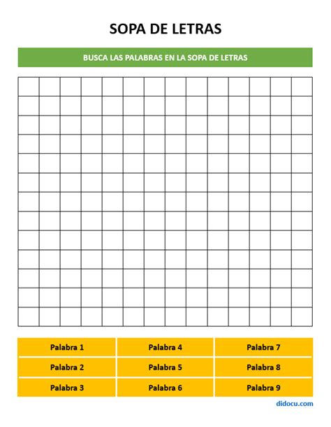 plantilla imprimible de sopa de letras de animales