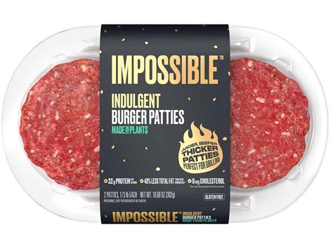Impossible Burger sangrando en una parrilla