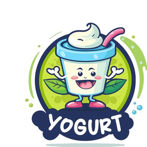 Diseño de logo creativo para una marca de yogur