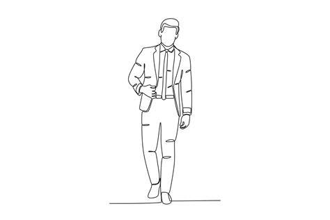 Esquema de un hombre vistiendo un traje con humita, mostrando la combinación