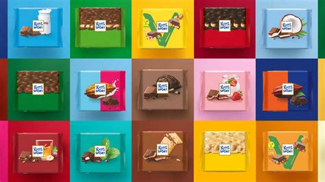 Embalaje y diseño cuadrado del chocolate Ritter Sport