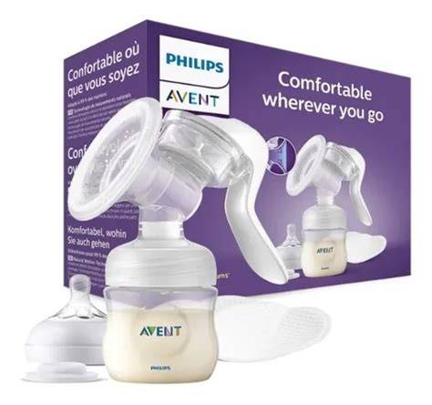 Extractor de leche manual Philips Avent con botella y tetina