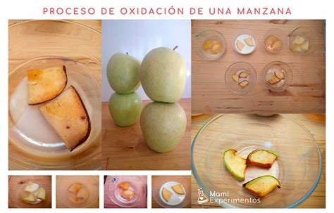 Manzana cortada mostrando el proceso de oxidación