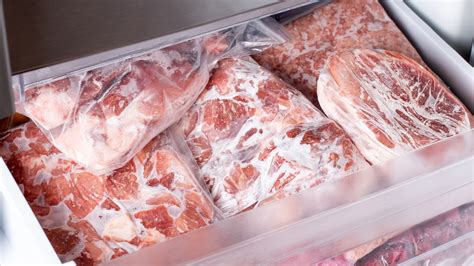 Infografía mostrando los tipos de envasado para congelar carne