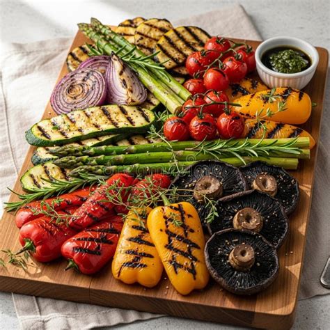 Variedad de verduras frescas (champiñones, pimientos, cebolla, calabacín) cortadas y listas para marinar antes de asar