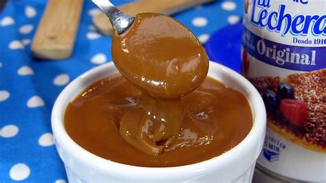 Foto de dulce de leche con textura perfecta y grumosa
