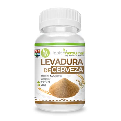 Esquema nutricional que muestra la composición de la levadura de cerveza: proteínas, vitaminas del grupo B, minerales y fibra.