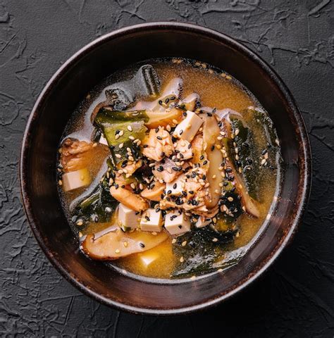 Algas wakame deshidratadas para sopa de miso