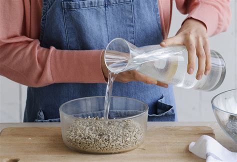 Selección, limpieza y remojo de semillas de manzana