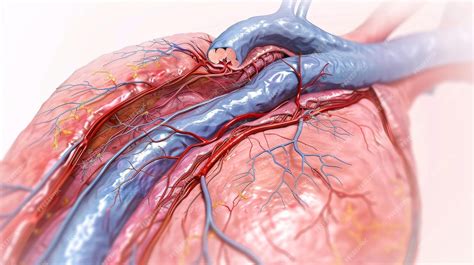 Ilustración que muestra un corazón sano y arterias limpias, simbolizando la salud cardiovascular