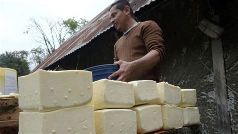 Ilustración histórica de la producción de queso en Venezuela durante la época colonial.
