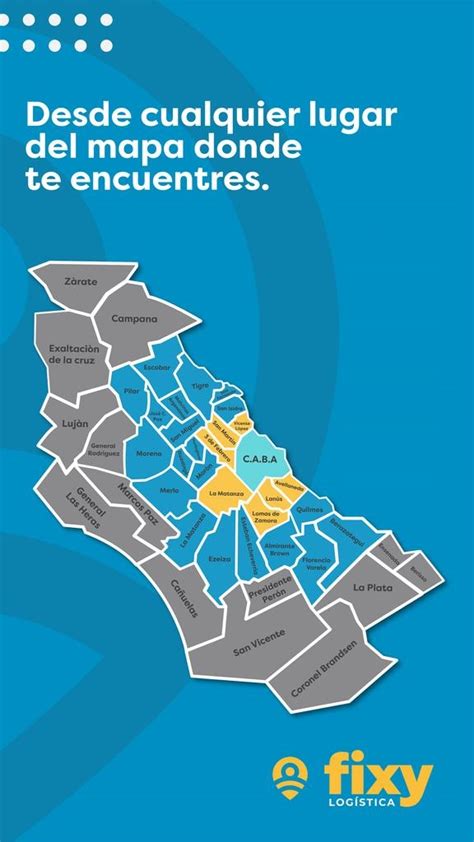 Mapa de zonas de entrega de comida a domicilio en Puente Alto