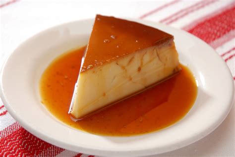 Flan de dulce de leche con caramelo