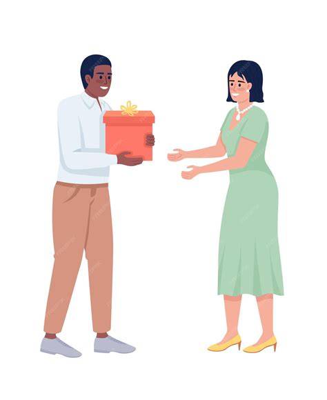 Fotografía conceptual de una pareja intercambiando regalos en un ambiente íntimo y decorado