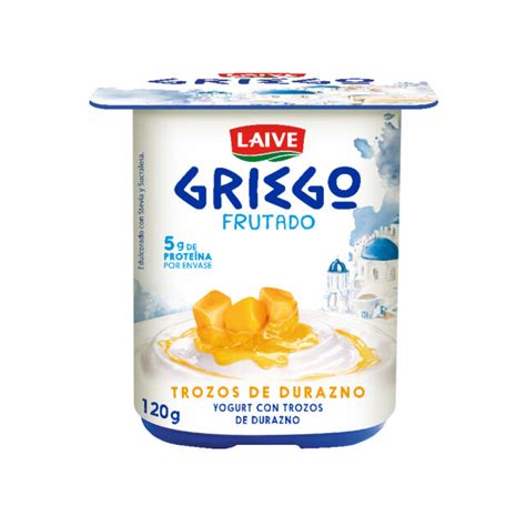 Ilustración de un envase de Nestlé Yogurt Griego de Durazno