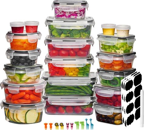 Esquema de organización de un congelador con recipientes etiquetados y porciones individuales