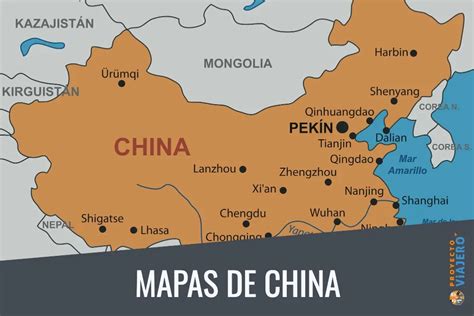 Mapa de China con indicación de las regiones Norte y Jiangnan, mostrando platos típicos de fideos