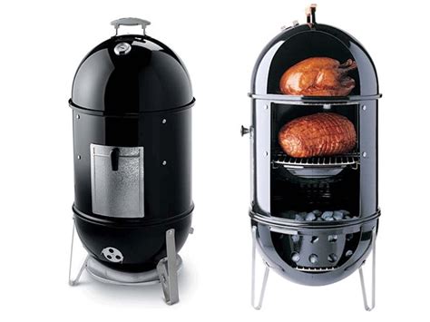 Diagrama: Configuración de un ahumador Weber Smokey Mountain Cooker