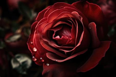 primer plano de una rosa roja