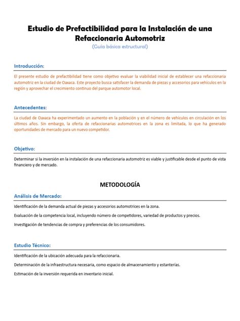 Esquema de las etapas de un estudio de prefactibilidad: desde el análisis de mercado hasta la evaluación financiera.