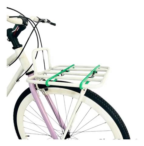 Esquema de diferentes tipos de parrillas para bicicletas (delanteras, traseras, flotantes, remolques)