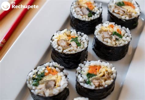 Variedad de Gimbap