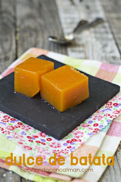Imagen de dulce de batata recién desmoldado