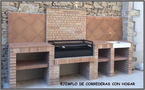 Diagrama de construcción de pilares y paredes de barbacoa de obra