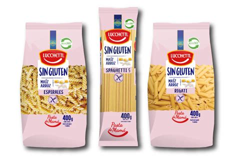 Variedad de pastas anchas y sin gluten adecuadas para boloñesa