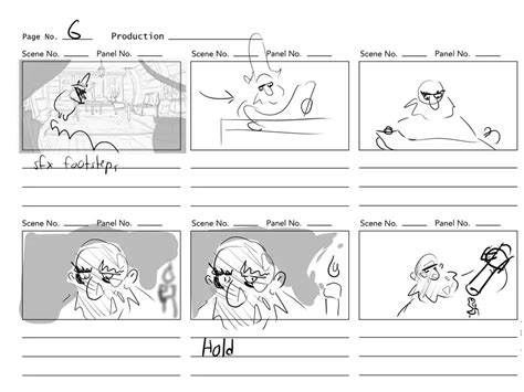 Ilustración de un proceso de storyboard y escritura de guion para video