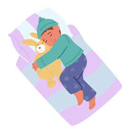 Ilustración de un bebé durmiendo plácidamente con un difusor de aceites esenciales en la habitación.