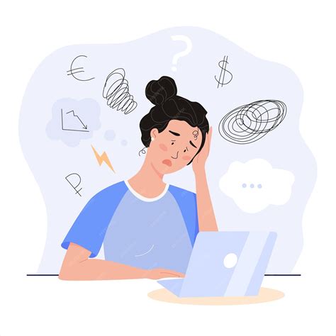 Ilustración de una persona estresada comiendo compulsivamente.