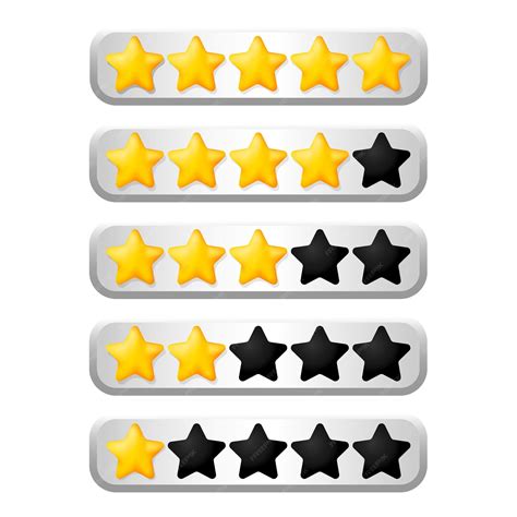 Infografía con iconos de restaurantes y estrellas de calificación