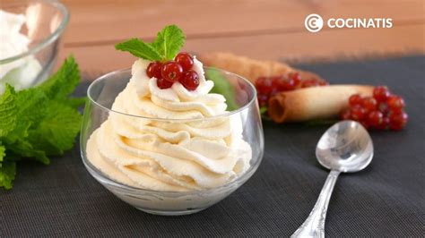 foto de postres con nata montada (tartas, chantilly)