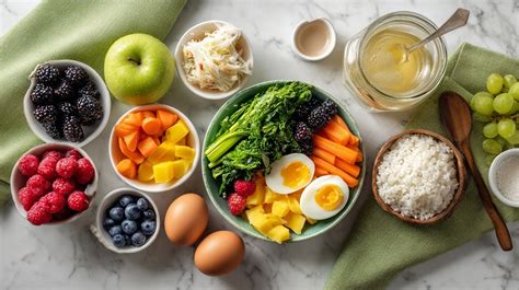 Fotografía de productos de repostería saludable preparados con ingredientes naturales