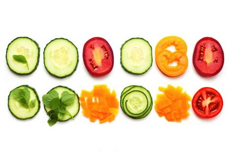 Fotografía de una variedad de verduras cortadas y listas para anticuchos vegetarianos