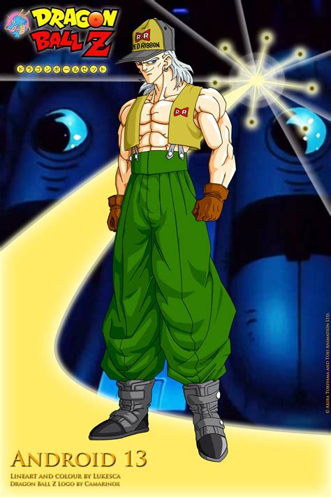 Arte conceptual del Androide Número 13 con su diseño original.