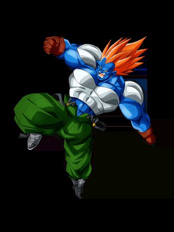 Diagrama mostrando las diferentes formas y ataques del Androide Número 13.