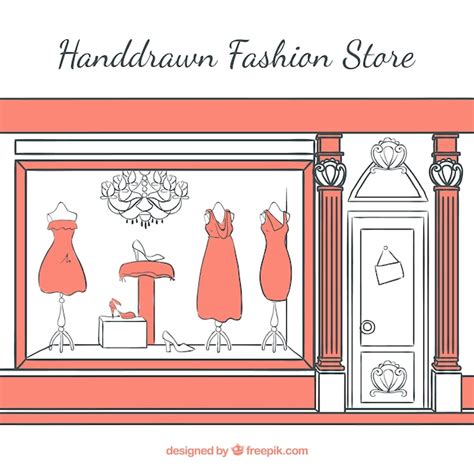 Escaparate de una tienda de ropa vintage