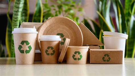 Infografía comparativa entre envases plásticos tradicionales y bowls compostables de papel kraft