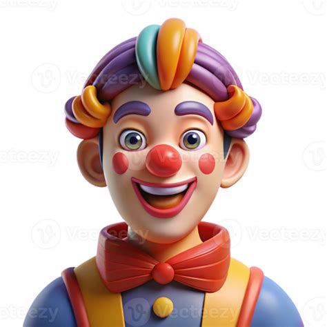 Ejemplo de diseño de payaso amigable y caricaturesco para un producto infantil