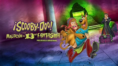 Afiche promocional de la película Scooby-Doo! y La Maldición de los 13 fantasmas