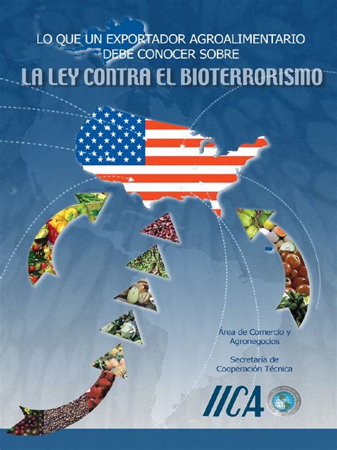 Infografía sobre la Ley contra el Bioterrorismo y los requisitos de la cadena de suministro