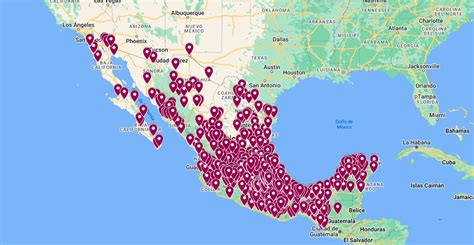 Mapa interactivo que muestra la distribución de las sucursales de Asadores del Sur en el área metropolitana de la CDMX